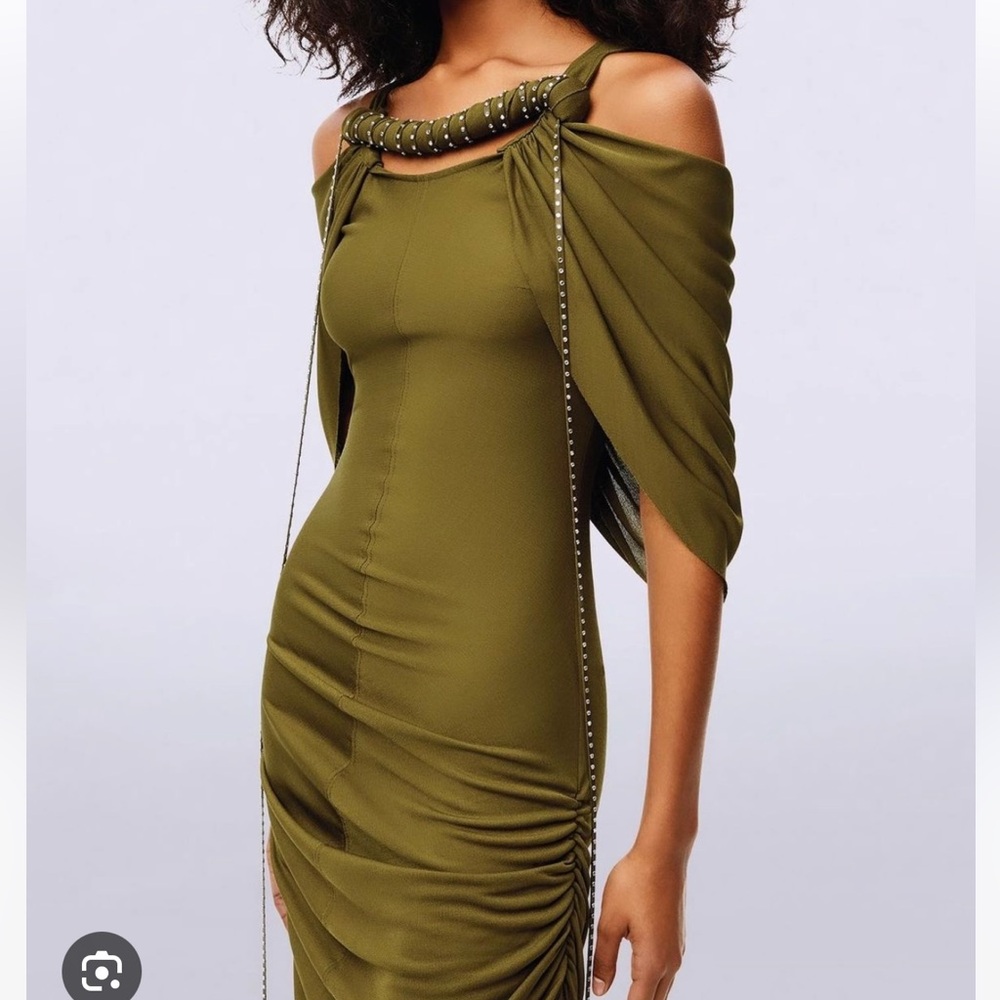 FINAL PRICE. NWT Loewe Off the shoulder Jersey Dress